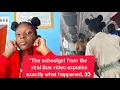 The schoolgirl from the viral Bus explains exactly what happened