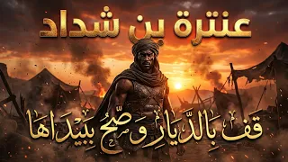عنترة بن شداد  قف بالديار   ملحمة  الكبرياء التي لم تر كع   بصوت  جهوري يزلزل  الأركان      دندنها
