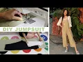 How to make a simple jumpsuit Sewing with coolirpa