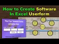 How to Create A software in Excel User form Automated Data Entry in Excel User form Excel Vba