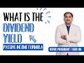 Dividend Yield Explained The Simple Formula Smart Investors Use By VivekPrashantAcademy