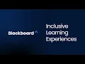 Inclusive Learning Experiences in Blackboard