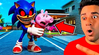 ENCONTREI O SONIC EXE e ELE PRENDEU A PEPPA PIG PRECISA DE AJUDA NESSE JOGO NO ROBLOX!