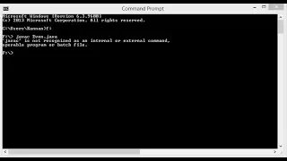 How to solve javac is not recognized How to set the java path Compile Run the java program