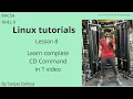 Linux Lecture-8 Linux CD Command How To Use CD Command In Linux In Hindi By Sanjay Dahiya
