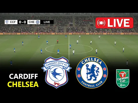 Video Thumbnail: Cardiff City vs Chelsea | EFL Carabao Cup 2025 | Full Match Streaming | PES 21 Simulation Gameplay