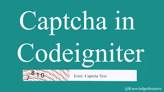 Refresh Captcha in CodeIgniter using Ajax Part - 2