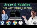 LeetCode 1394 Find Lucky Integer in an Array Python Frequency Count AlgoYogi