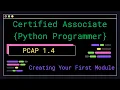 PCAP 1 4 - Creating Your First Module
