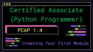 PCAP 1 4 - Creating Your First Module