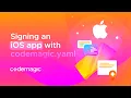 Signing iOS apps with code signing identities and codemagic yaml