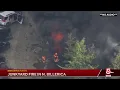 Junkyard fire in North Billerica