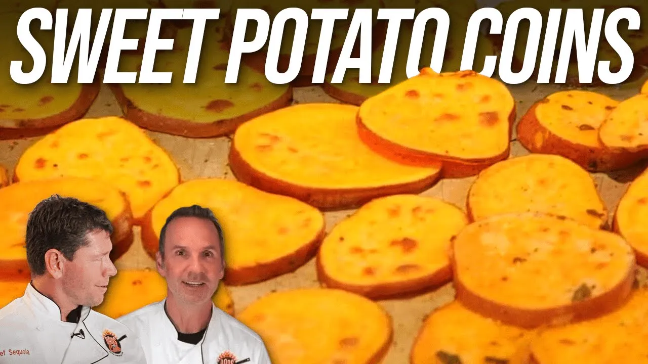 Baked Sweet Potato Coins   DADS THAT COOK