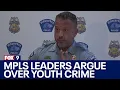 Minneapolis leaders exchange arguments over juvenile crime solutions