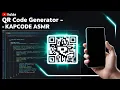 QR Code Generator Scanner Html-Css-JavaScript KapCode ASMR No Talking