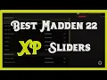 The Best Madden 22 Super Sim Franchise XP Sliders