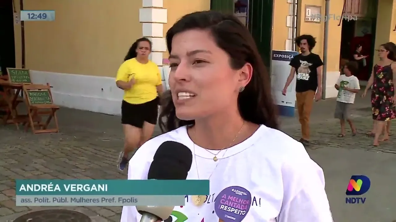 Campanha em Florianópolis busca conscientizar as pessoas sobre o assédio nos dias de carnaval