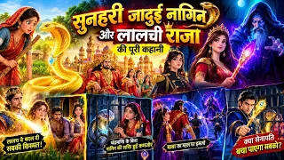नागिन के एक वरदान ने बनाया राजा… फिर लालच ने छीन लिया सब कुछ! 😱🐍👑