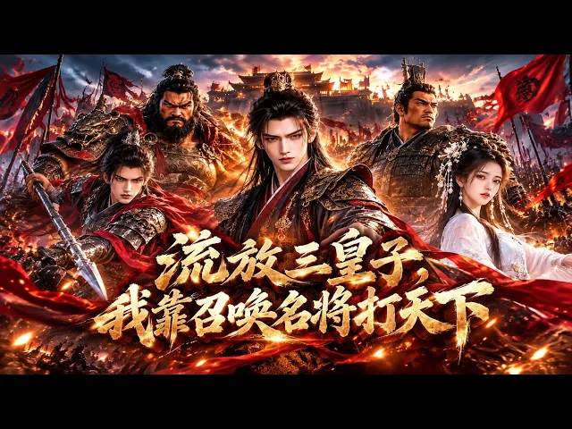 Exiled, the Third Prince relies on summoning legendary generals to conquer the world