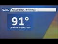 Naples breaks record high temperature for March 6