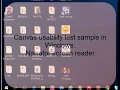 Canvas usability test sample in Windows Narrator screen reader