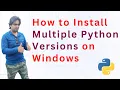 How to Install Multiple Python Versions on Windows Hindi