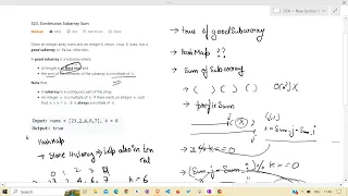 LeetCode 523 Continuous Subarray Sum HashMap