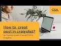 Craigslist Ad Posting Update 1st April 2021 Craigslist Update 2021 CL POSTING Tutorial USA