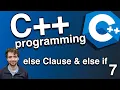 else Clause and else if - C Tutorial 7