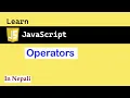Operators in JavaScript JS for absolute beginners