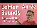 Letter Sounds Automaticity Upper and Lower Case 2 Seconds Jack Hartmann