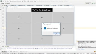 Tic Tac Toe game Tic Tac Toe using Python with source codes Python Tkinter Module