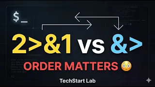 Linux Redirection Explained Why Order Matters Interview Trick