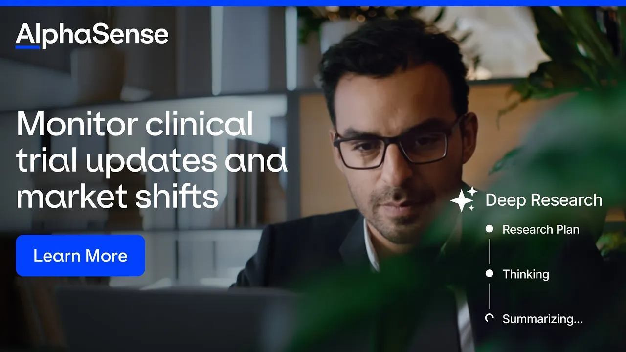 AlphaSense — AlphaSense — Research in Life Sciences (YouTube video ad)