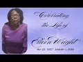 EILEEN WRIGHT MEMORIAL SERVICE MARCH 8 2026 12 00pm