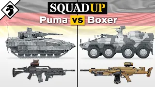 puma vs boxer squads in the german army