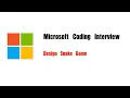 Microsoft Coding Interview Question Leetcode 353 Design Snake Game