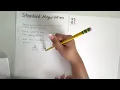 2-digit Addition no regrouping Standard Algorithm
