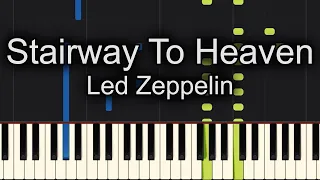 Download Stairway To Heaven Piano - How to Play Led Zeppelin Stairway To Heaven Piano Tutorial! MP3