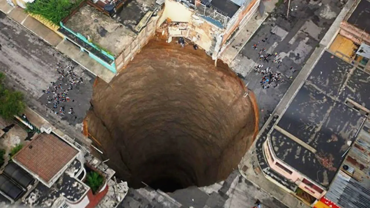 Hell HOLE in Holy Jerusalem❗ Landslide in the capital of Israel. Sinkhole in Jerusalem.