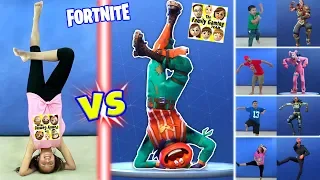 Download FORTNITE DANCE CHALLENGE in REAL LIFE All Dances MP3
