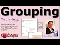 How to Use Sorting Grouping Levels in Microsoft Access Reports Create a Grouped Report Summary