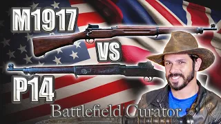 The American M1917 vs British P14 History Range and Review of these Classic WW1 Rifles