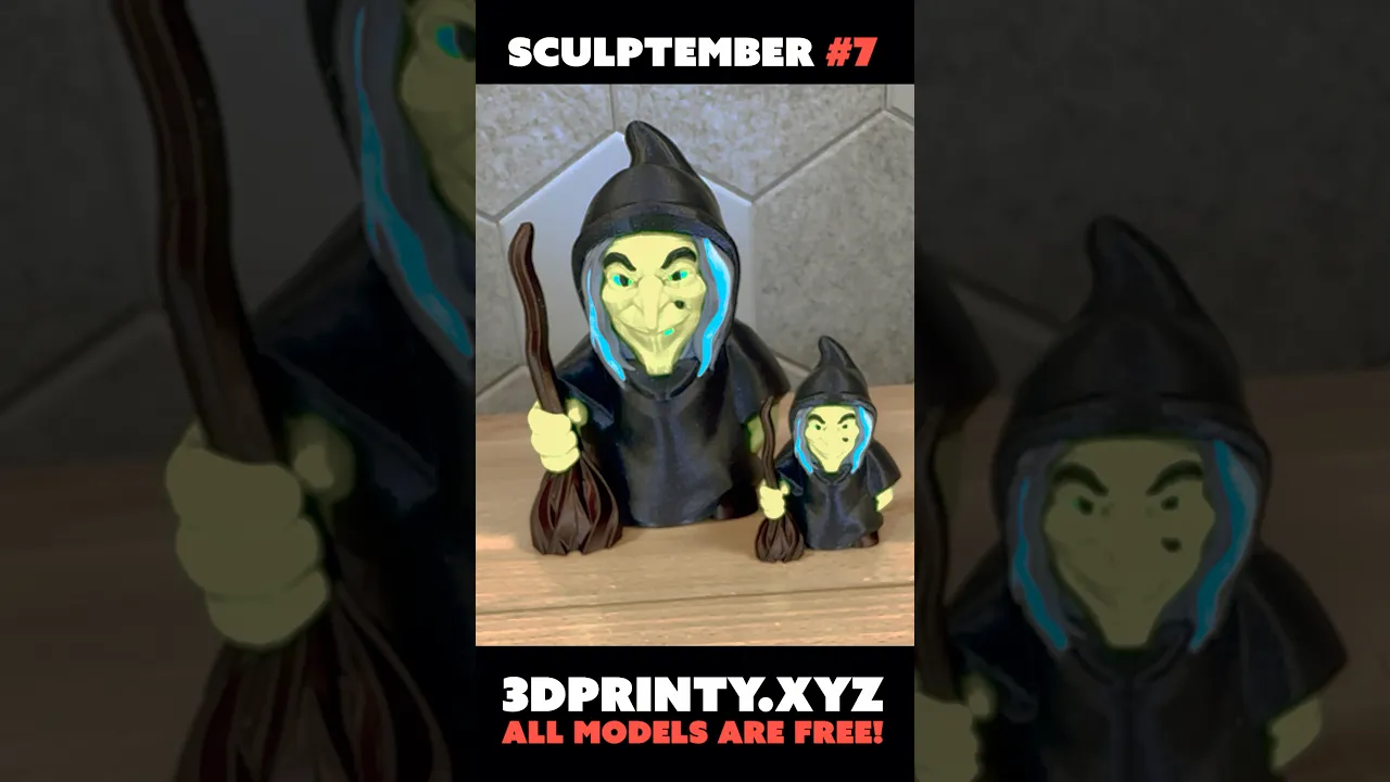Mini Witch - Sculptember Model #7 video thumbnail
