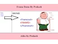 HTML Frame website tutorial