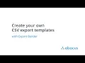 Create Your Own Custom CSV Exports with Abacus