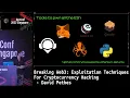 Breaking Web3 Exploitation Techniques For Cryptocurrency Hacking - David Pethes