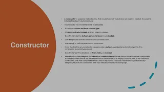Java Interview Questions - constructors