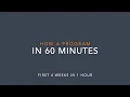 Java Programming in 60 minutes or less
