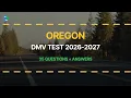 Oregon DMV Written Test 2026-2027 35 Real Questions with Explained Answers